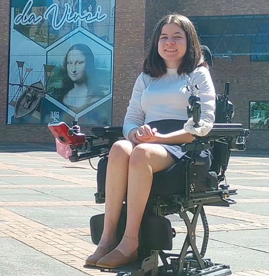 Riley is just one of many disabled students enrolled in college around the world
