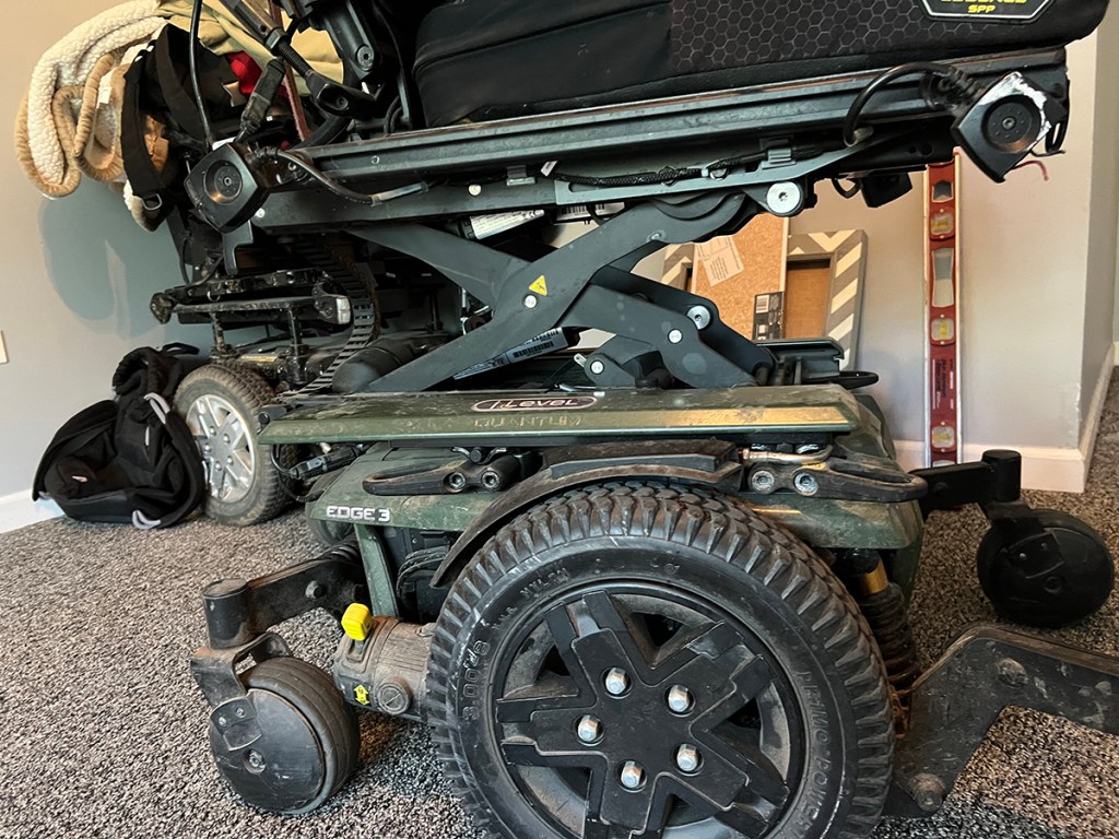 Bryan's Quantum power wheelchair gives him independence